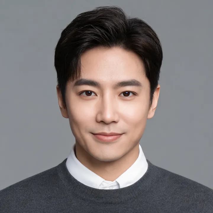 Example AI headshot — tech style